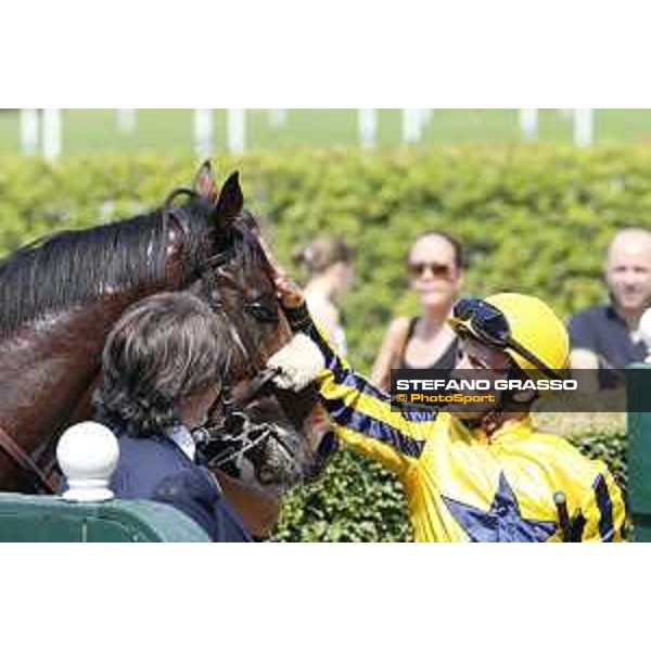 Dario Vargiu and Time Shanakill Milano - San Siro galopp racecourse,7th june 2015 ph.Stefano Grasso/Trenno srl