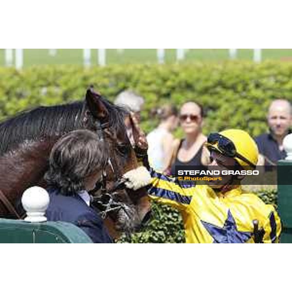 Dario Vargiu and Time Shanakill Milano - San Siro galopp racecourse,7th june 2015 ph.Stefano Grasso/Trenno srl