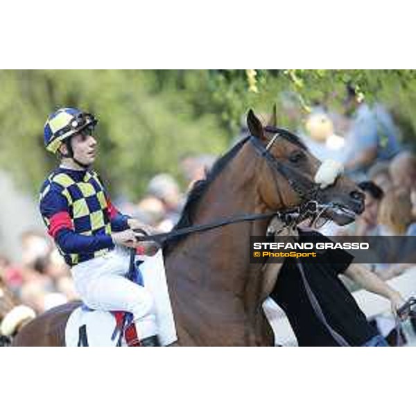 Cristian Demuro and Mirador del Rio Milano - San Siro galopp racecourse,7th june 2015 ph.Stefano Grasso/Trenno srl
