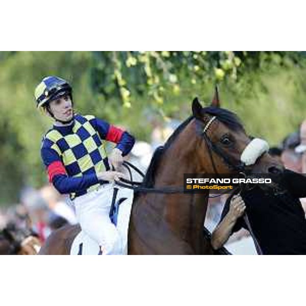 Cristian Demuro and Mirador del Rio Milano - San Siro galopp racecourse,7th june 2015 ph.Stefano Grasso/Trenno srl