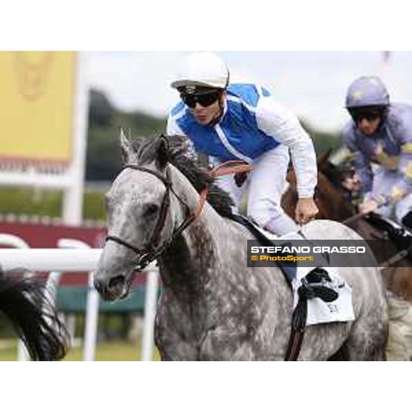 Maxime Guyon on Solow wins the Qatar Susses Stakes Goodwood,29th july 2015 ph.Stefano Grasso/QEF