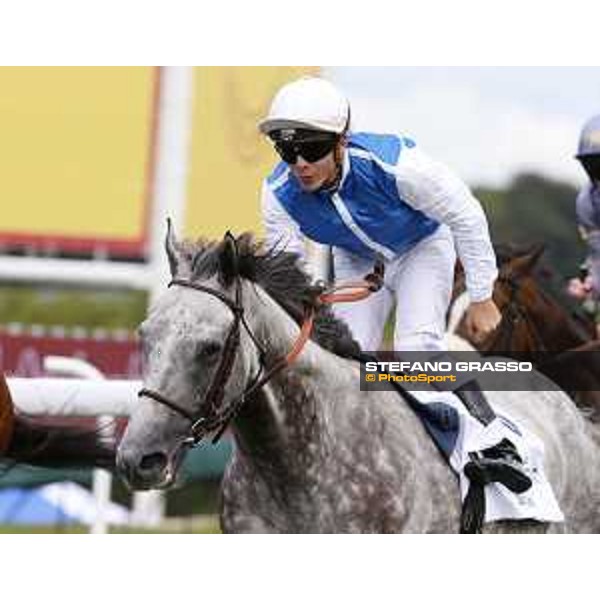 Maxime Guyon on Solow wins the Qatar Susses Stakes Goodwood,29th july 2015 ph.Stefano Grasso/QEF
