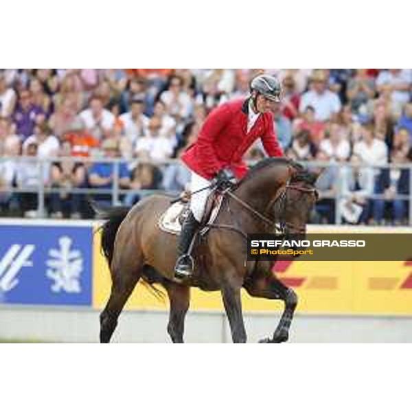 Aachen - FEI European Championships 2015 Gregory Wathelet on Conrad de Hus,silver medal Aachen,23rd August 2015 ph.Stefano Grasso/Loro Piana