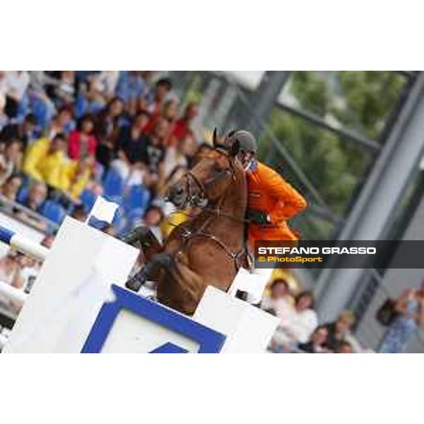 Aachen - FEI European Championships 2015 Jeroen Dubbeldam on SFN Zenith N.O.P., gold medal Aachen,23rd August 2015 ph.Stefano Grasso/Loro Piana