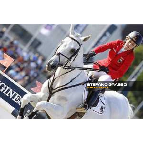 Furusiyya FEI Nations Cup Jumping Final - First Round Meredith Michaels-Beerbaum on Fibonacci 17 Barcelona,24th sept. 2015 ph.Stefano Grasso