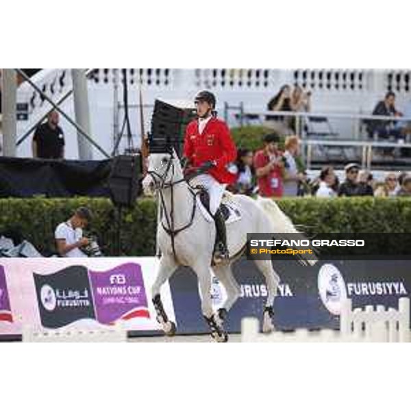 Furusiyya FEI Nations Cup Jumping Final - First Round Daniel Deusser on Cornet d\'Amour Barcelona,24th sept. 2015 ph.Stefano Grasso