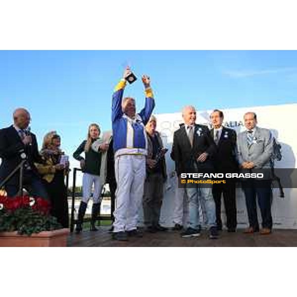 Prize giving ceremony of the 88° Derby Italiano del Trotto Rome - Capannelle trot racecourse, 11/10/2015 ph.Domenico Savi/Grasso