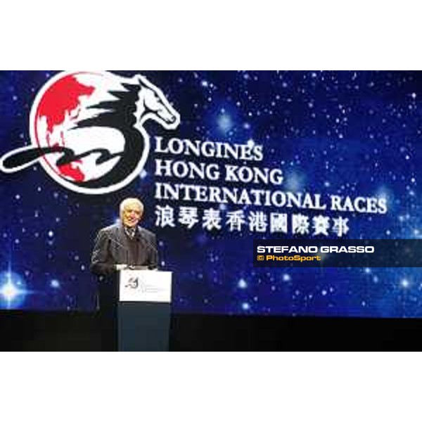 Longines World\'s Best Jockey Award Walter von Kanel,President of Longines Hong Kong,11th dec.2015 ph.Stefano Grasso/Longines