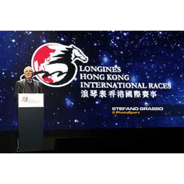 Longines World\'s Best Jockey Award Walter von Kanel,President of Longines Hong Kong,11th dec.2015 ph.Stefano Grasso/Longines