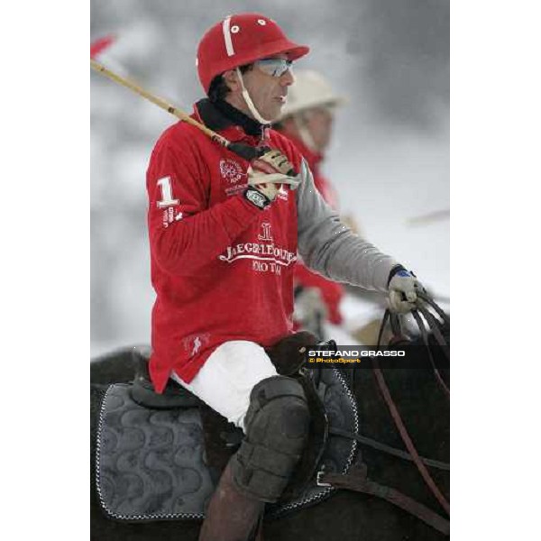 Mario Robbiano capitano del team Jaeger-LeCoultre Cortina Winter Polo Jaeger-LeCoultre Gold Cup Cortina, 25 febbrai 2006 ph. Stefano Grasso