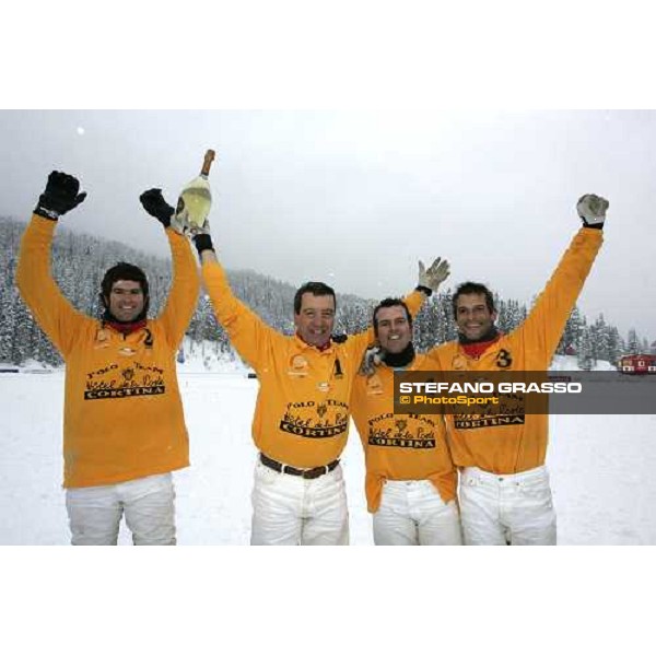 premiazione Cortina Winter Polo Jaeger-LeCoultre Gold cup Cortina, 25 febbraio 2006 ph. Stefano Grasso