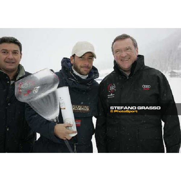 dott. Cerlenizza e Rommy Gianni Cortina Winter Polo Jaeger-LeCoultre Gold cup Cortina, 25 febbraio 2006 ph. Stefano Grasso