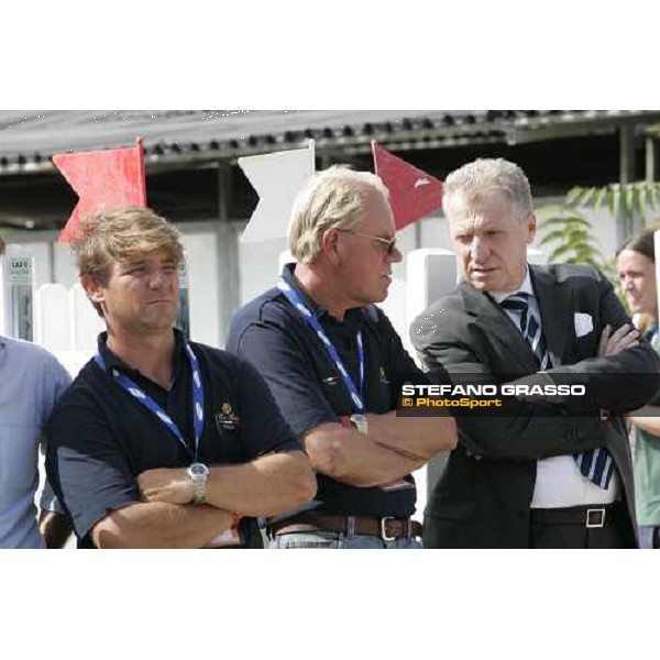 from left, Marco Porro, Hans Horn and Cesare Croce at Piazza di Siena 2006 Rome, 24th may 2006 ph. Stefano Grasso