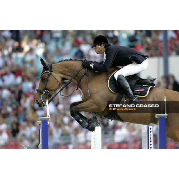 Natale Chiaudani on Hariane D\'Authieu Roma, 26th may 2006 ph. Stefano Grasso