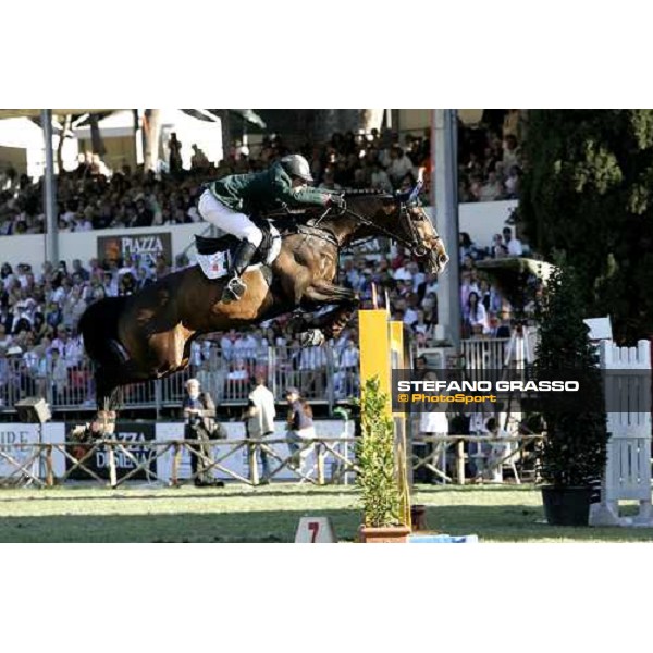 Ryan Crumley on Baltimore, 11th placed of the Premio Roma at Piazza di Siena 2006 Rome, 28th may 2006 ph. Stefano Grasso