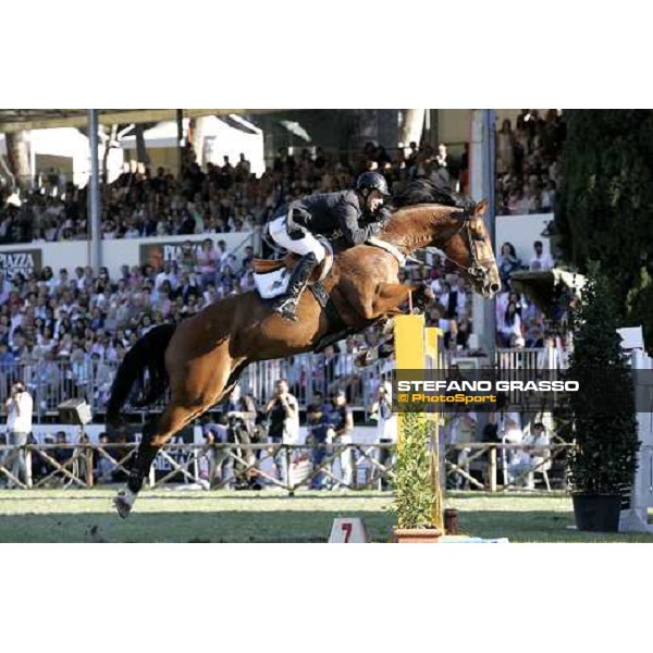 Franke Sloothaak on Legurio, 4th placed of the Premio Roma at Piazza di Siena 2006 Rome, 28th may 2006 ph. Stefano Grasso