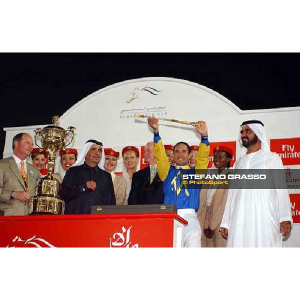 Dubai World Cup 2004 - prize ceremony Dubai NAd El Sheba , 27th march 2004 ph.Stefano Grasso