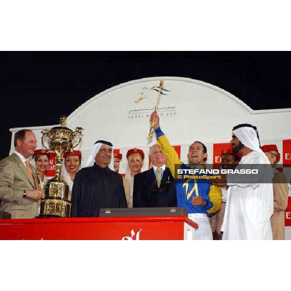 Dubai World Cup 2004 - prize ceremony Dubai NAd El Sheba , 27th march 2004 ph.Stefano Grasso