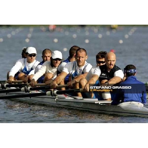 Eton - World Rowing Championships italian 8+ in training on Dorney Lake Eton, 22nd august 2006 ph. Stefano Grasso