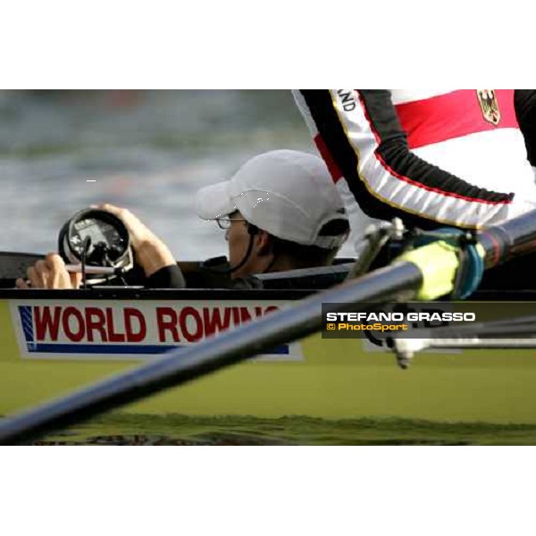 Eton - World Rowing Championships the coxman of Germany 4+ Eton, 22nd august 2006 ph. Stefano Grasso
