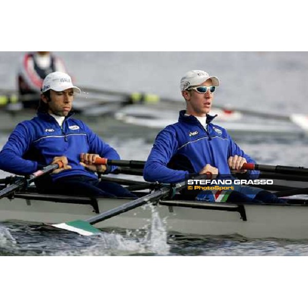 Eton - World Rowing Championships italian 4+ in training on Dorney Lake Eton, 22nd august 2006 ph. Stefano Grasso