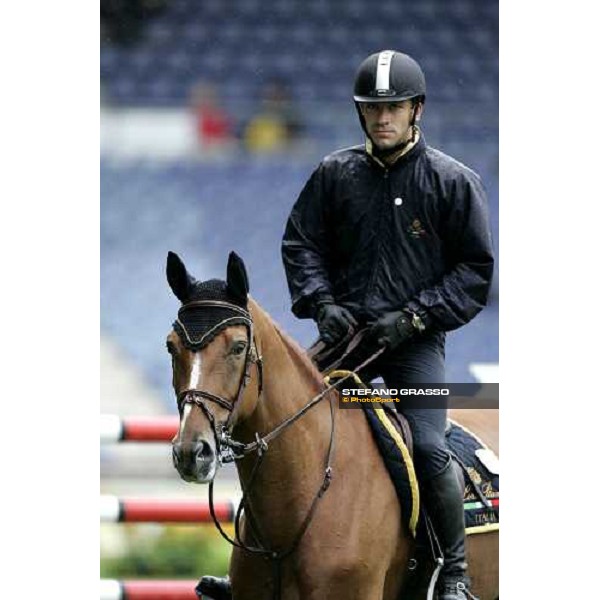 Fei World Equestrian games - Aachen training session Omar Bonomelli on Quintero 4 Aachen, 28th august 2006 ph. Stefano Grasso