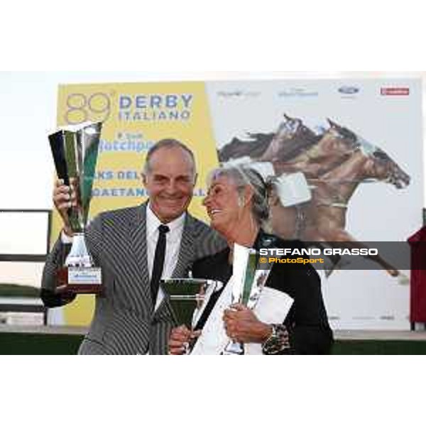 89° Derby Italiano del Trotto - Gianluca and Giovanna Lami Rome,9th october 2016 ph.Stefano Grasso