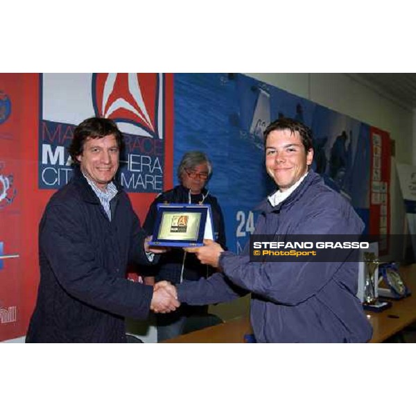 Andrea Micalli 3° classificato 3° MAtch Race Città di MArghera Venezia, 25 aprile 2004 ph.Stefano Grasso