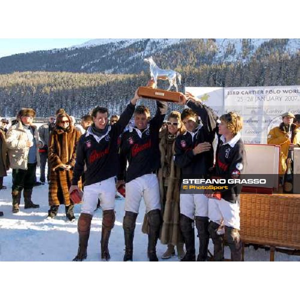 Team Brioni Winner of 23¡ Cartier Polo World Cup on Snow in St. Moritz 2007 S.Moritz, 28th january 2007 ph. Daniele Salatin