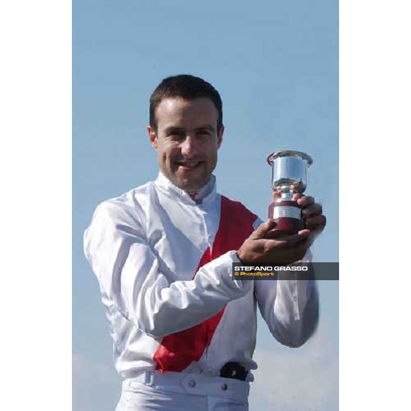 Darryl Holland winner of Oaks d\'Italia Milan 23rd may 2004 ph. Stefano Grasso