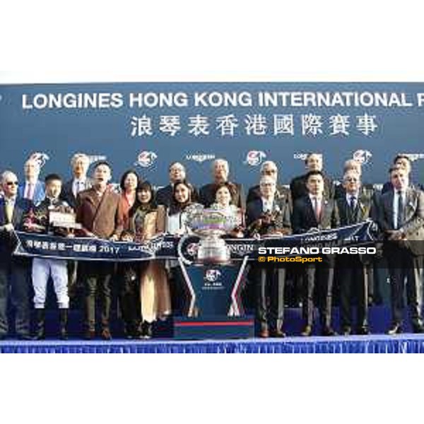 Longines Hong Kong International Races Longines Hong Kong Mile - winner KC Leung on Beauty Generation Hong Kong,10th dec. 2017 Ph.Stefano Grasso/Longines