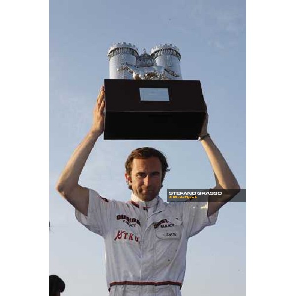 Jean Michel Bazire with the trophy of Maschio Angioino after winning with Gambling Bi the 59¡ Gran Premio Lotteria di Agnano Napoli, 4th may 2008 ph. Stefano Grasso