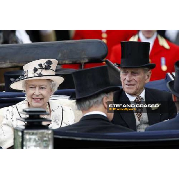 Royal Ascot -1st day - The Queen and Prince Philip arrive at Ascot Ascot, 17th june 2008 ph. Stefano Grasso