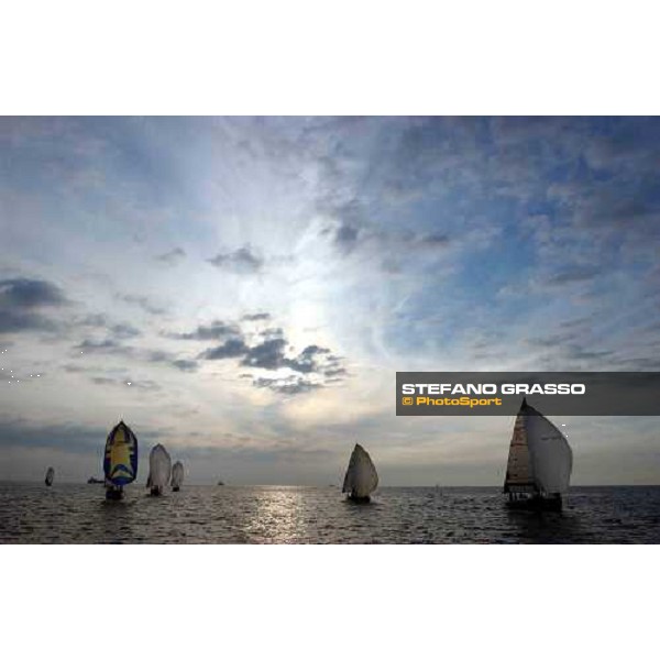 \'finish line of offshore race Triest sept. 27 2003-ph.Stefano Grasso\' 