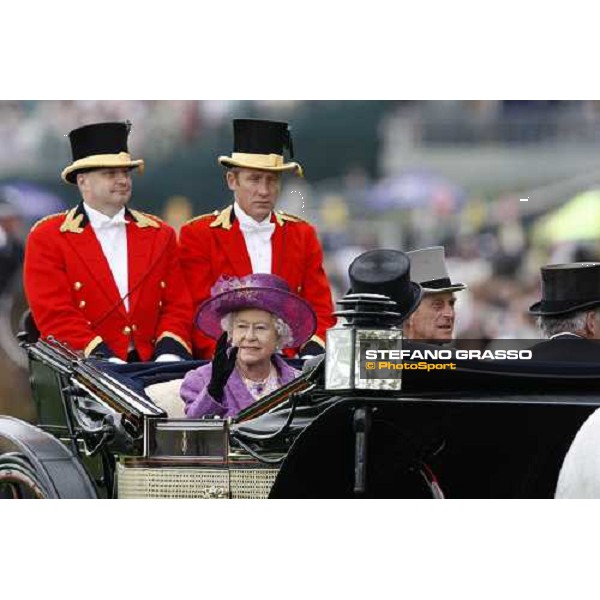The Queen and the Duke of Edinburgh open the Royal Procession at Royal Ascot 2nd day Ascot, 18th june 2008 ph. Stefano Grasso