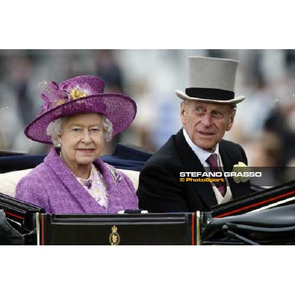 Royal Ascot - 2nd day - The Queen and Prince Philip Ascot, 19th june 2008 ph. Stefano Grasso