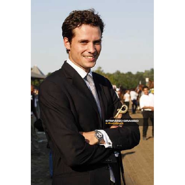 Matteo Cumani pictured at Saratoga racetrack Saratoga, 22nd august 2008 ph. Stefano Grasso