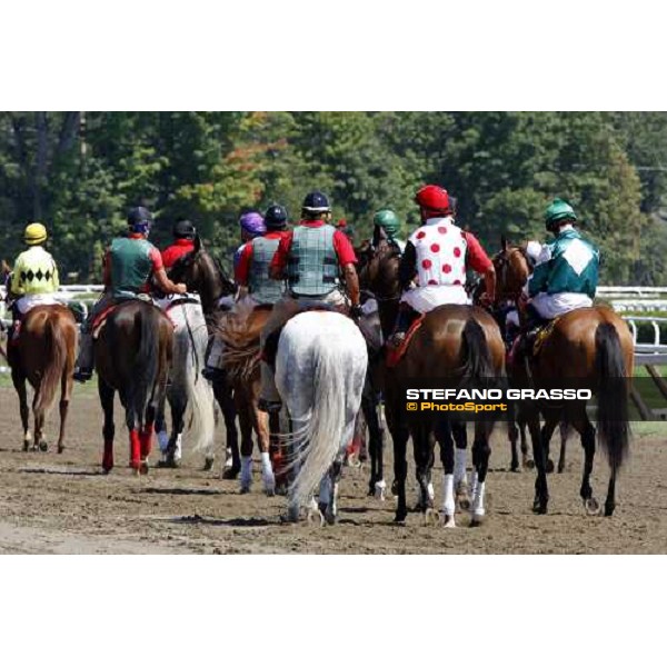 going to the start at Saratoga racetrack Saratoga, 22nd august 2008 ph. Stefano Grasso