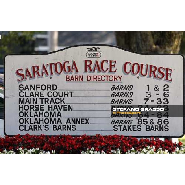 Saratoga racetrack Saratoga, 22nd august 2008 ph. Stefano Grasso