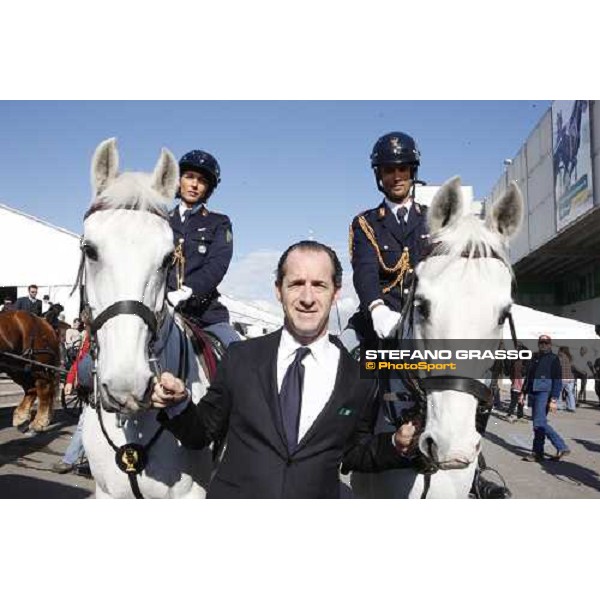 Luca Zaia, Minister for Agricultural, Food and Forestry Policies at Fiera Cavalli 2008 Verona, 6th nov. 2008 ph. Stefano Grasso