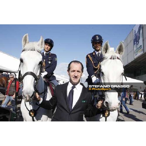 Luca Zaia, Minister for Agricultural, Food and Forestry Policies at Fiera Cavalli 2008 Verona, 6th nov. 2008 ph. Stefano Grasso