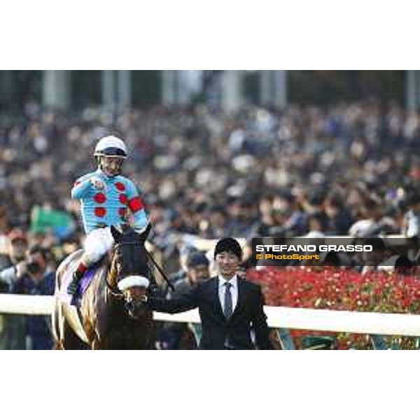 Christophe Patrice Lemaire on Almond Eye wins the 38th Japan Cup in association with Longines Tokyo - Fuchu racecourse 25th nov. 2018 Ph.Stefano Grasso/Longines