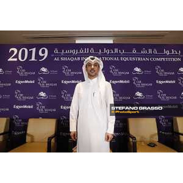 CHI Al Shaqab 2019 Opening Press Conference Omar Al Mannai CHI Event Director Al Shaqab, 5th march 2019 Ph.Stefano Grasso/Al Shaqab