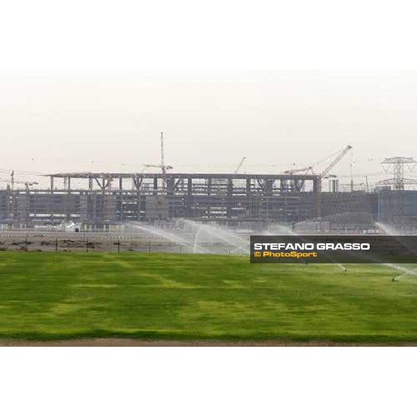 a back view of new Meydan grandstand Nad Al Sheba, 27th march 2009 ph. Stefano Grasso