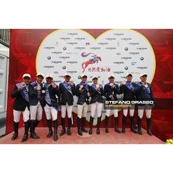 Team Competition Final - Group photo of Teams Beijing, Bird\'s Nest 12th October 2019 Ph.Stefano Grasso/LEBM