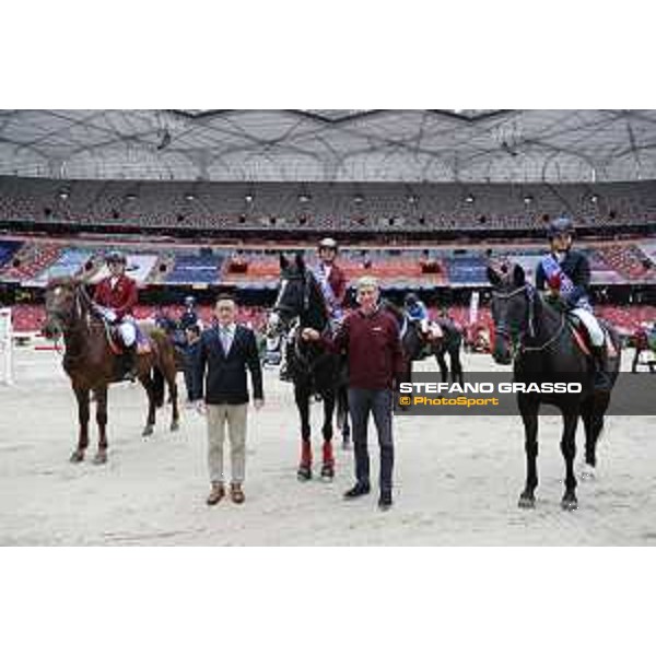 U14 Rising Stars Class - Ludger Beerbaum attends the prize giving ceremony Beijing, Bird\'s Nest 12th October 2019 Ph.Stefano Grasso/LEBM
