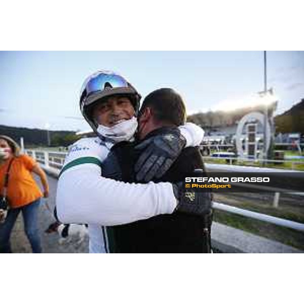 71° Gran Premio Lotteria di Agnano Roberto Vecchione e Zacon Gio vincono il 71° Gran Premio Lotteria Napoli, 25/10/2020 Ph.Stefano Grasso/Ippodromi Partenopei