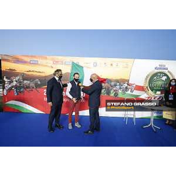 71° Gran Premio Lotteria di Agnano Roberto Vecchione e Zacon Gio vincono il 71° Gran Premio Lotteria Napoli, 25/10/2020 Ph.Stefano Grasso/Ippodromi Partenopei