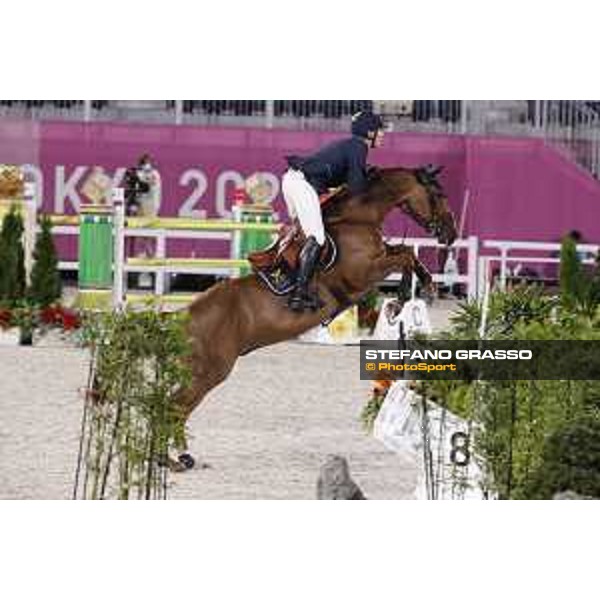 Tokyo 2020 Olympic Games - Show Jumping 1st Qualifier - Henrik von Eckermann on King Edward Tokyo, Equestrian Park - 03 August 2021 Ph. Stefano Grasso