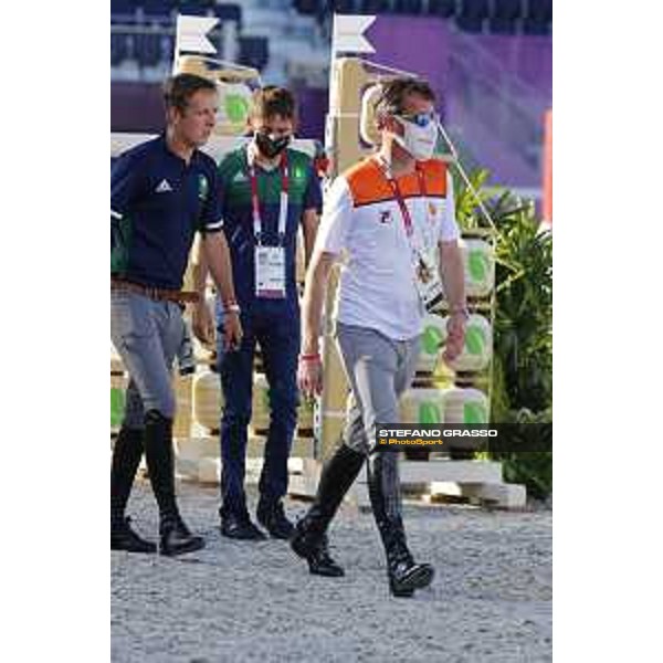 Tokyo 2020 Olympic Games - Show Jumping Individual Final - Course Walking - Harry Smolders Tokyo, Equestrian Park - 04 August 2021 Ph. Stefano Grasso